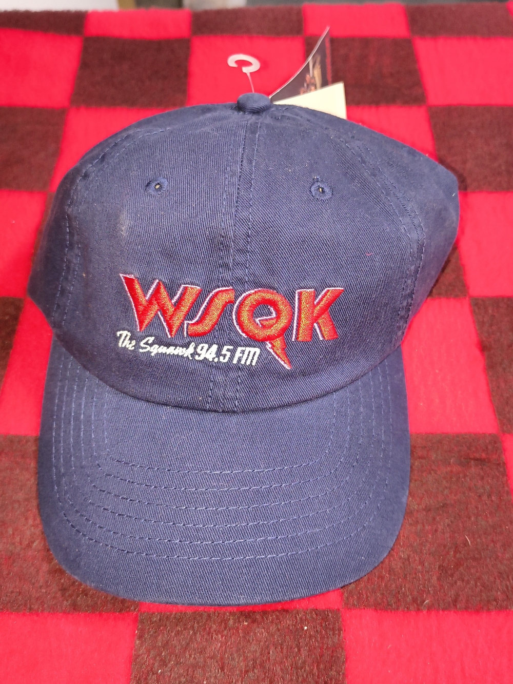 Netflix ☎️📺🔦 Stranger Things WSQK Navy Baseball Hat No Boundaries NWT
